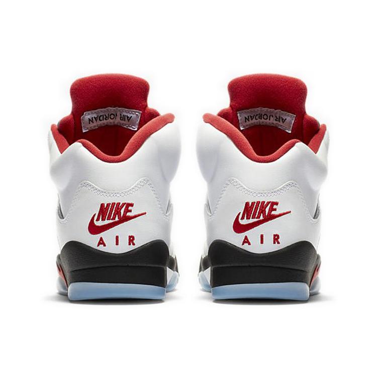 Jordan 5 Ретро Огненно-красный Серебряный Язык 2020 GS 440888-102