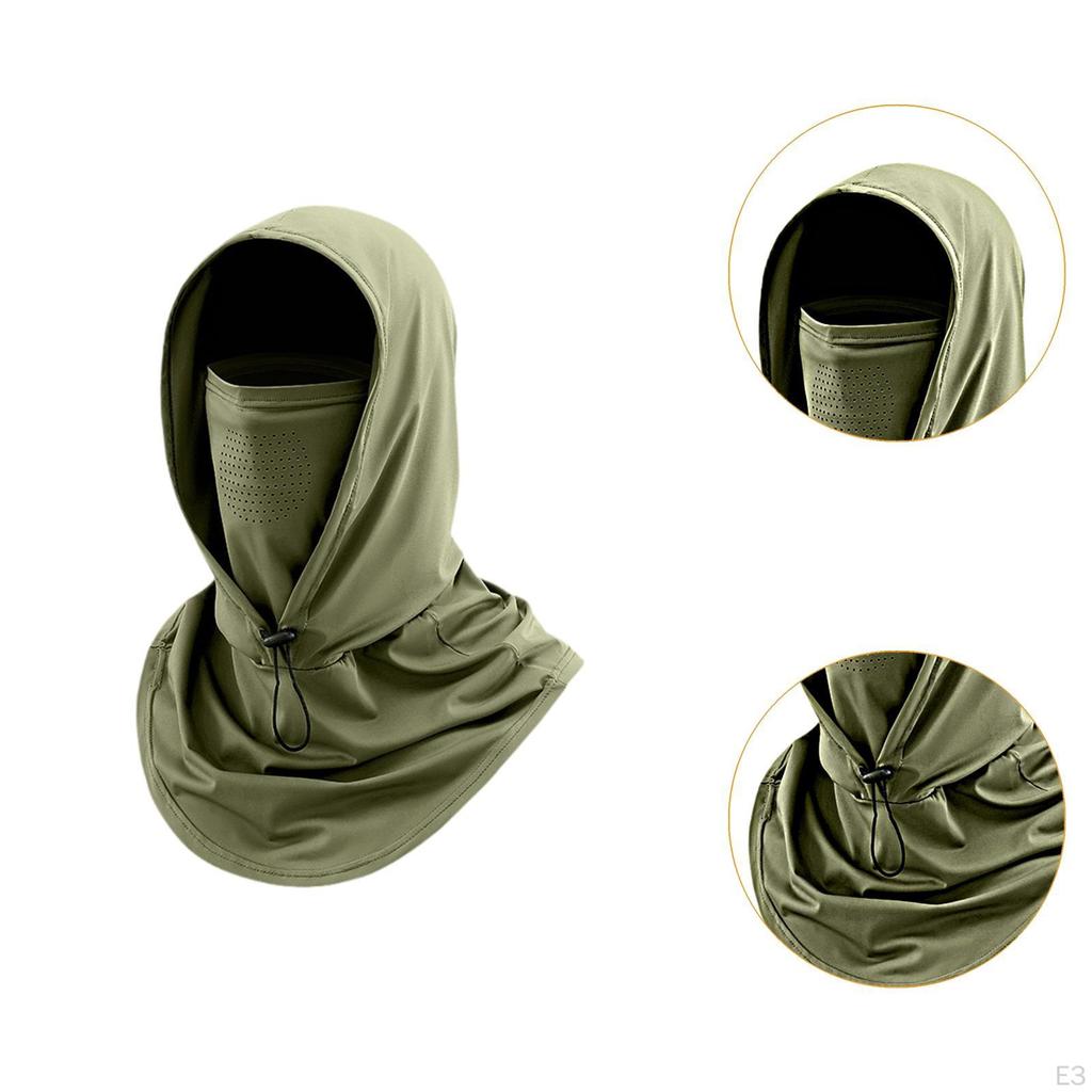 , Маска для лица для мужчин и женщин, Маска на всю голову, Охлаждающая шапочка, Удобный капюшон для защиты от солнца, Лед