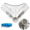 Pool Frame Corner Connector Bracket Plastic Swimming Pool Corner Bracket Replacement Part for Above Ground Pools