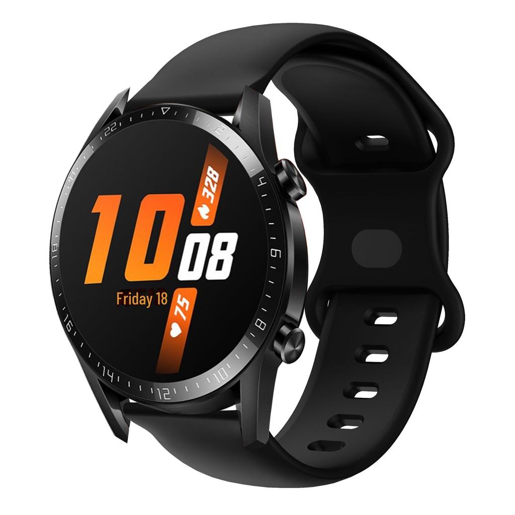 Силиконовый ремешок для Huawei GT2/GT3 Pro и Magic 20/22 мм с застежкой-бабочкой