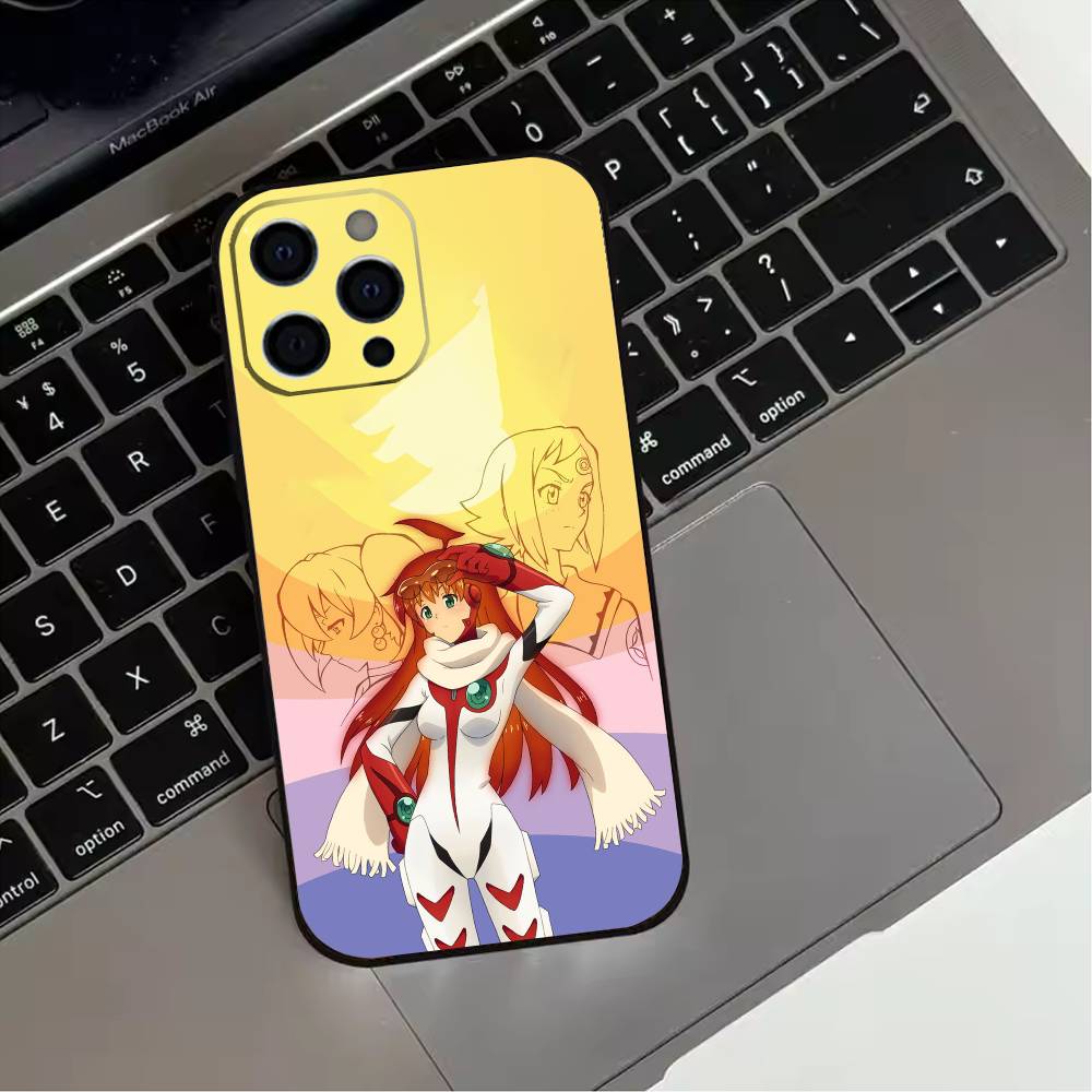 Diebuster Gunbuster Phone Case For iPhone 17,16,15,14,13,12,11 Plus,Pro Max,XS,Soft Silicone Black Cover