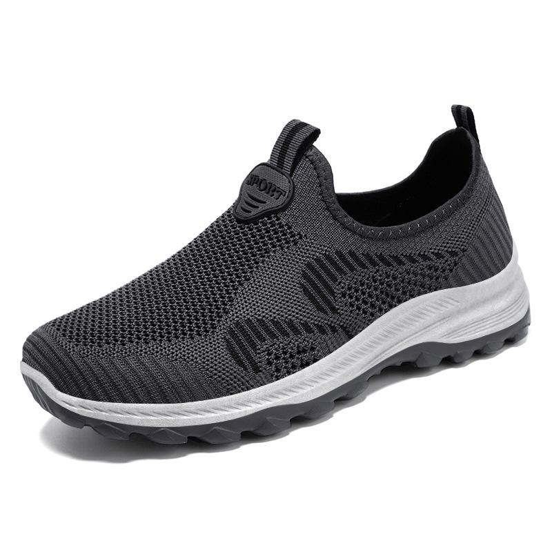 Middle-aged and Elderly Couples Sports Shoes Autumn Breathable Casual Mesh Single Shoe Walking Shoes Men