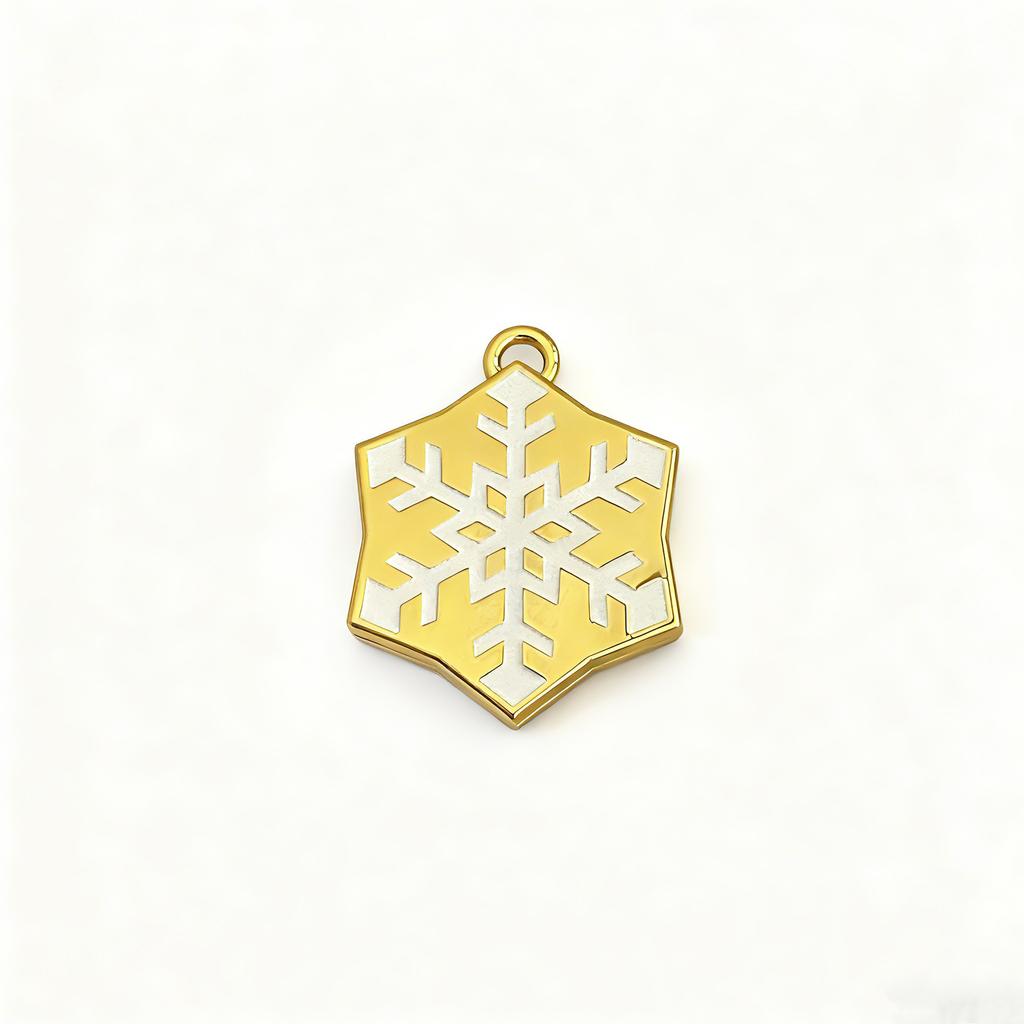 Christmas Tree Shape Handheld Mirror, Double Side Portable Vanity with Snowflake Print, Pocket Makeup Tool for Travel