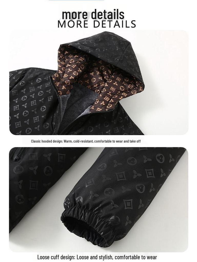 Европейская модная мужская клетчатая жаккардовая куртка с воротником-стойкой - Весенне-осенний повседневный топ в корейском стиле