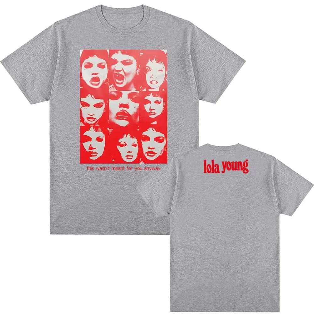 LOLA YOUNG T Shirt Aesthetic HighQuality Teeshirt RopaMujer Oneck Clothing Graphic Printing Casual Retro Singer Style Tshirt