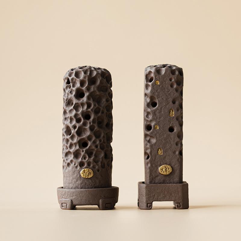 Держатель для благовоний Zen Stick Innse с крышкой, керамический, ретро, для ароматерапии, для дома, комнатного чаепития, настольный, декор для медитации, подарок