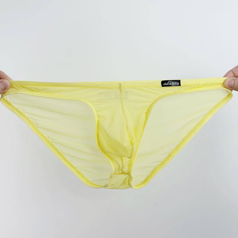 Черная серия: Прозрачные трусики с заниженной талией и дышащим мешочком