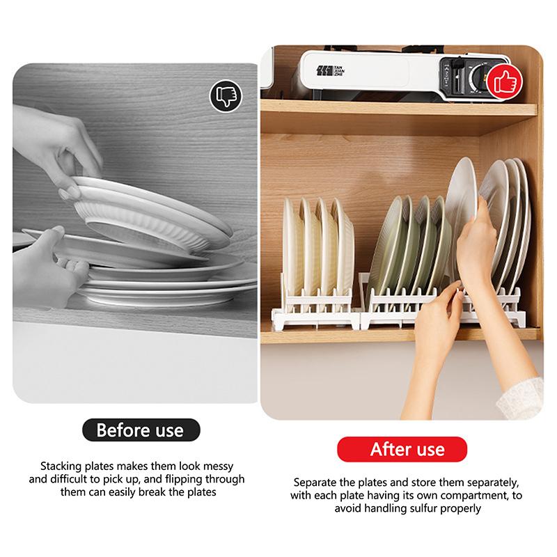 Органайзер для посуды Вертикальный сушильный шкаф Органайзер для тарелок Сушилка для тарелок Кухонная подставка для посуды Вертикальная стойка для хранения