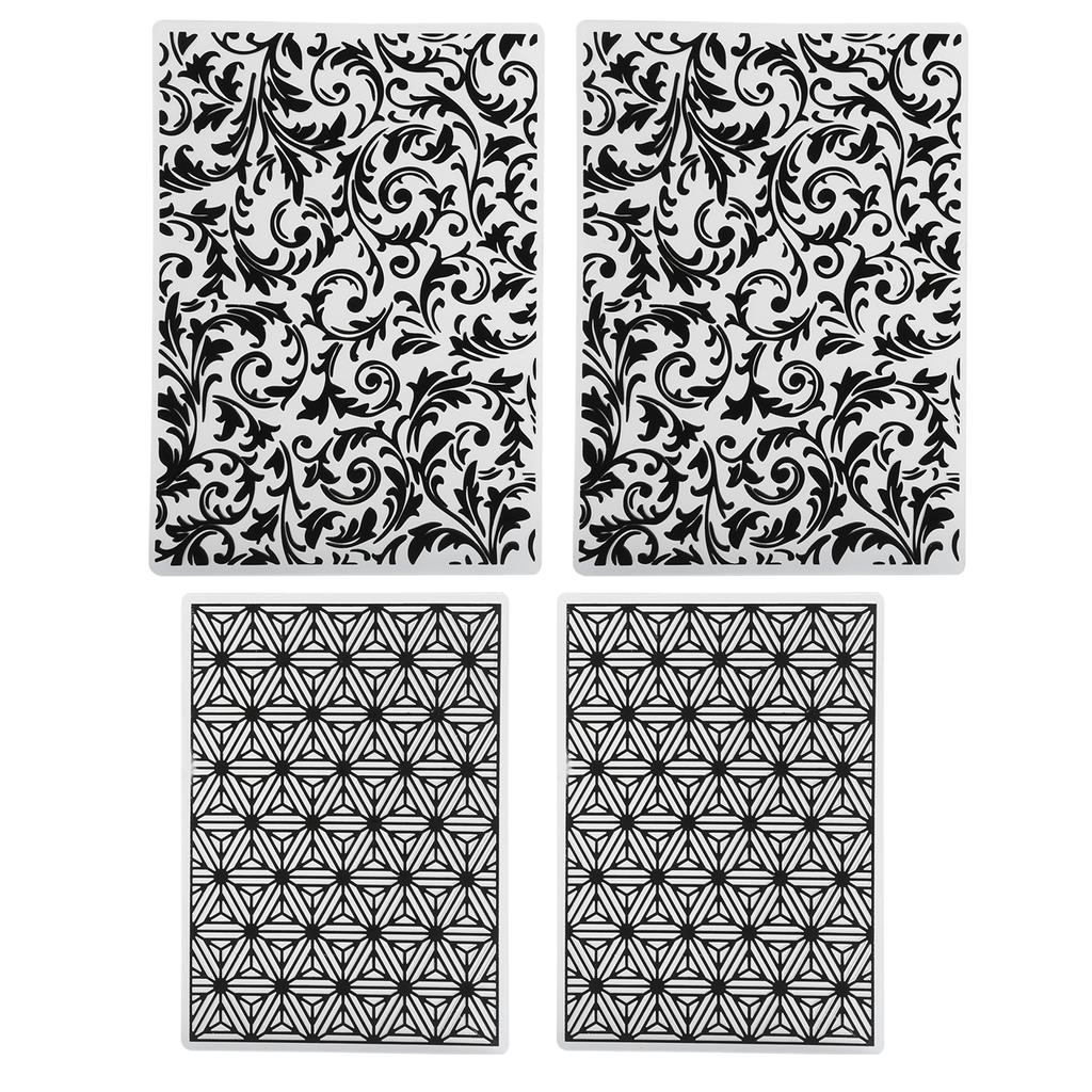 4 шт. Пластиковые папки для тиснения Шаблоны для изготовления открыток Инструменты для скрапбукинга