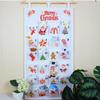 Advent Pocket Calendar 2025 24-Day Fillable Wall Decor Hangable Fabric Calendar with Pockets for Classroom Kindergarten Bedroom