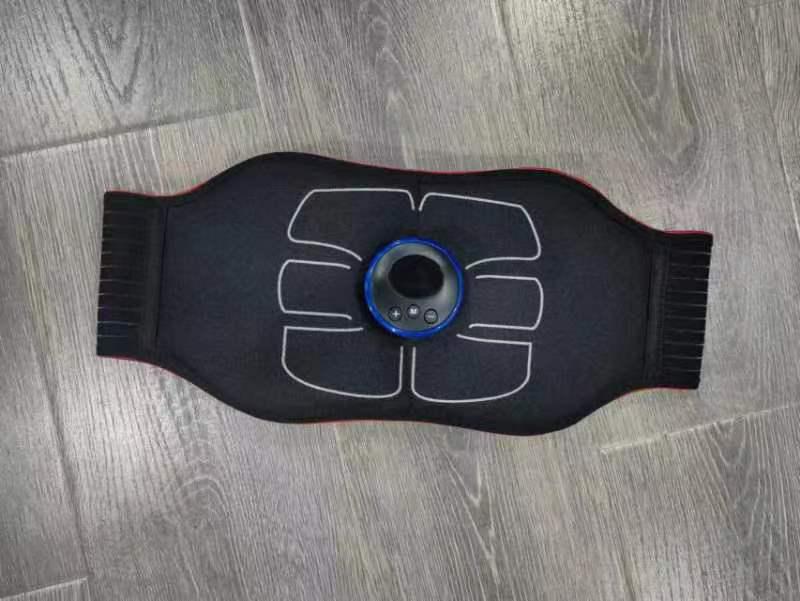 Импульсный тонизирующий пояс для живота, стимулятор мышц EMS, перезаряжаемый массажный пояс для талии