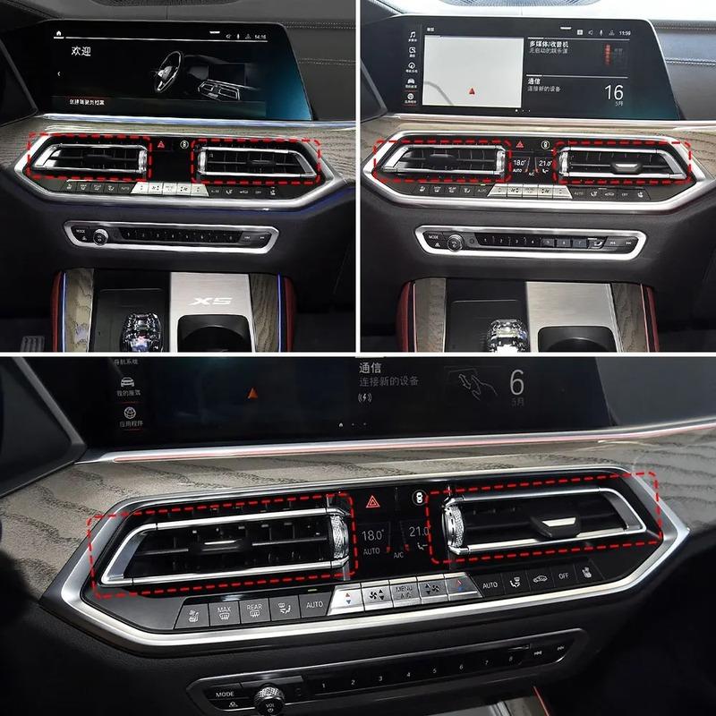 Для BMW G05 G06 G07 Автомобиль Передняя Решетка Воздухозаборника Зажим Накладка Детали Комплекты для Ремонта Выхода A/C Аксессуар Для BMW X5 X6 X7 64119458541
