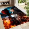 1Pc Alien Warrior Flames Carpet Rug Customizable Soft Washable Antislip Home Living Room Sofa Mats Personalized Rug 0917284