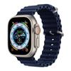 Ремешок для часов Apple Marine: Двухцветный силиконовый ремешок для Apple Watch 8/7/SE/Ultra — идеально подходит для занятий спортом