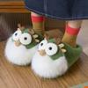 Cartoon Cotton Slippers Autumn and Winter 2025 New Indoor Home Cute Warm Plush Household Slippers
