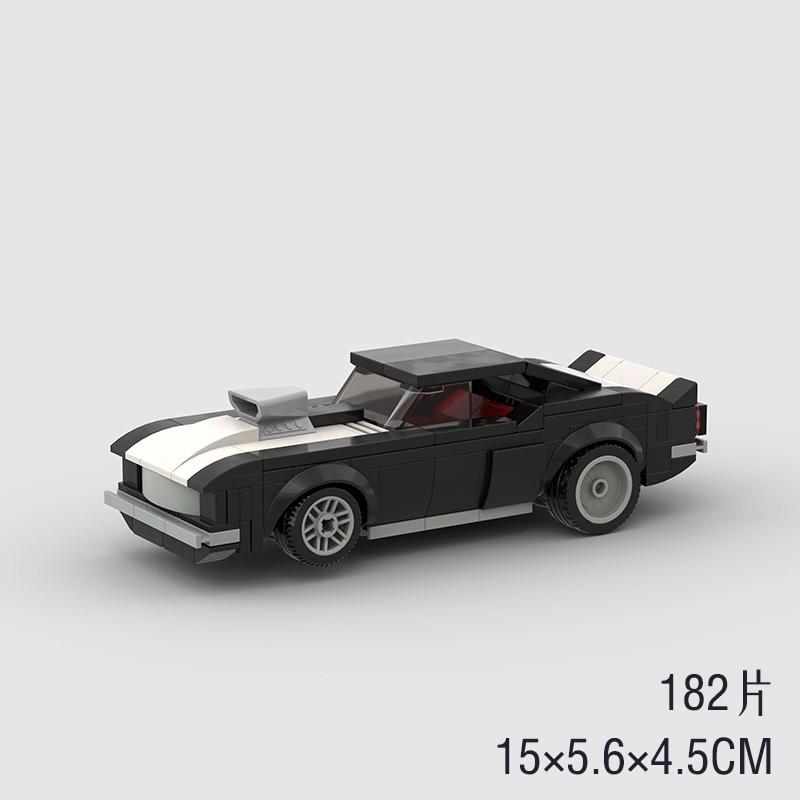 Z28 MOC Скоростной Автомобиль Супер Гоночный Транспорт Модель Строительный Блок Гоночный Раллийный Спортивный Кирпич Camaro Игрушка Рождественский Подарок Городской Технический