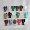 Unique Natural Gemstone Healing Crystal Carved Pocket Guardian Angel Perfect Home Decor Gift