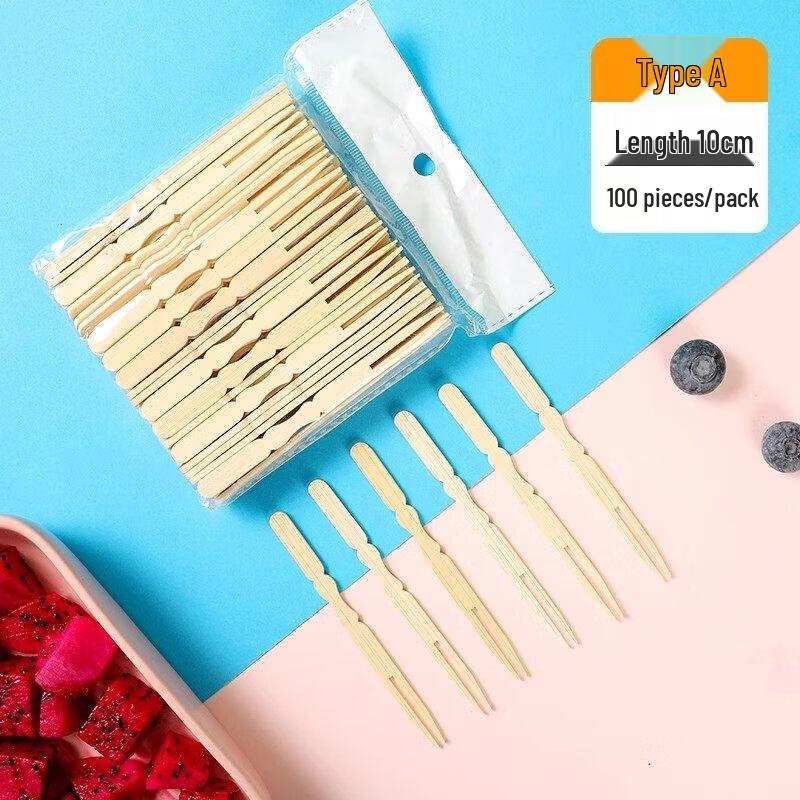 UOSO Disposable Cute Animal & Decorative Fruit Picks