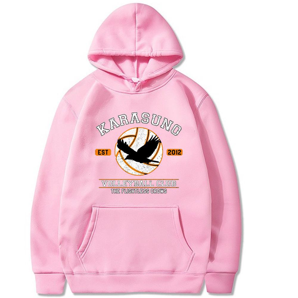 Японское Аниме Худи Осень Зима Модный Дизайн Мужской Женский Свитшот Флис Оверсайз Парные Повседневные Толстовки