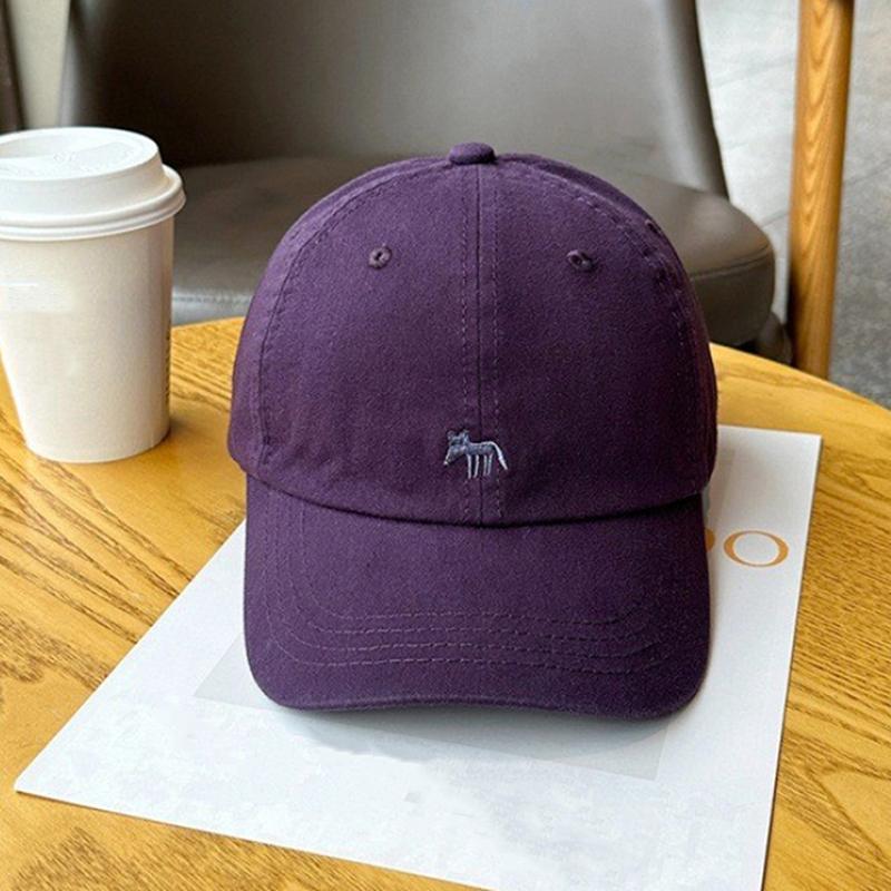 1 шт. Повседневная симпатичная вышитая бейсболка с изображением маленьких лисиц, кепка для женщин и мужчин, солнцезащитная кепка для отдыха на открытом воздухе