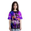 KPop Demon Hunters Summer Fashion 3D Peripheral Printed Children's Comfortable Loose Short Sleeve T-shirt
