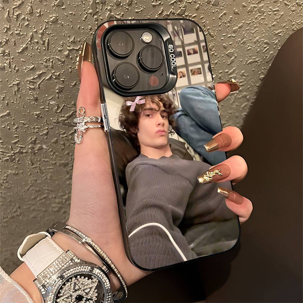 Чехол для телефона Singer S-Sombr для iPhone 14,16,12,15,13,17,11,E,Pro,Max,Plus,Air,Mini Черный Мягкий Чехол