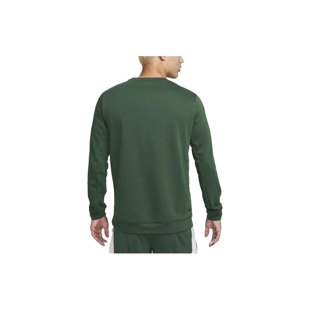 Nike Dri-Fit Track Club Solid Crew Neck Sports Quick-Dry Long Sleeve T Shirt Men Tops Spruce-Green FB5510-323