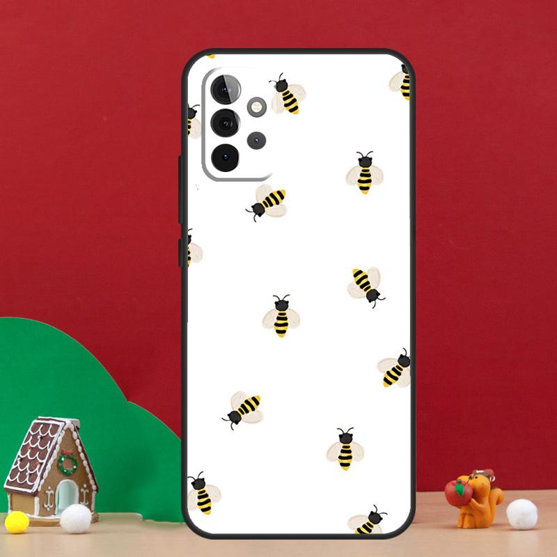 Bee Bumblebee Pattern Case For Samsung Galaxy A54 A06 A16 A26 A36 A56 A53 A32 A52 A33 A13 A55 A35 A15 A14 A34 A17