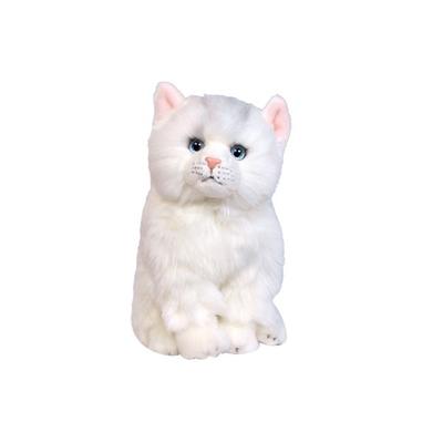 Настоящая кукла-кошка Персидская шиншилла, 24 см, белая, Популярные игрушки для корейских детей