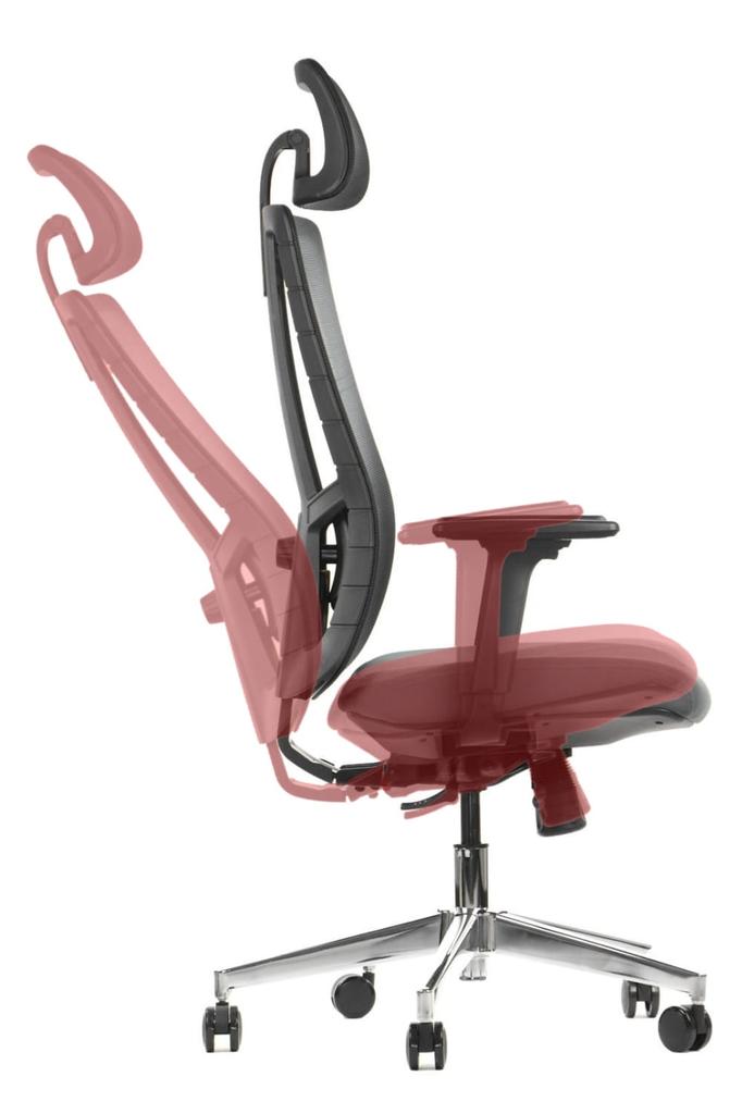 AKCENT/F graphite chrome office swivel chair