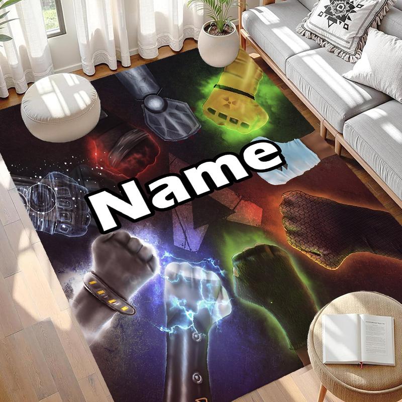 Custom Name Personalized Apex Legends Print Carpet, Versatile Home Decor Rug, for Playroom, Apartment, Balcony, Entryway, Hallway Gift