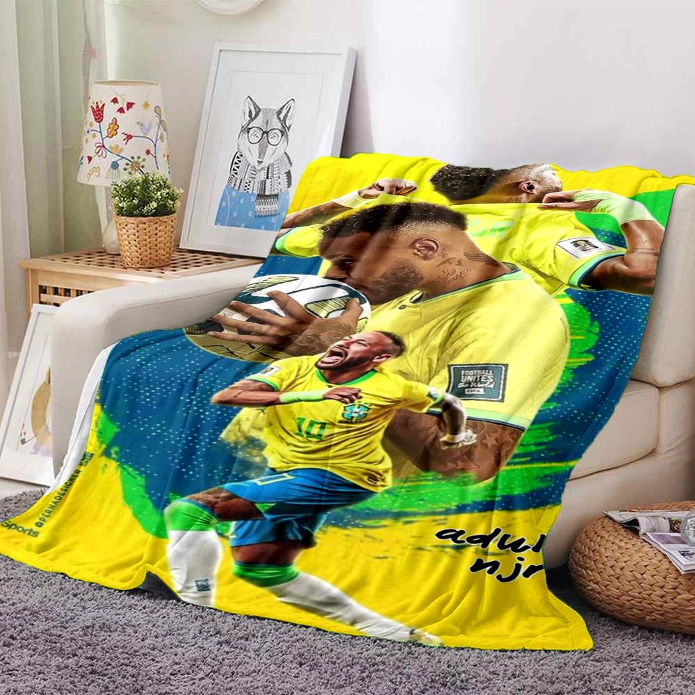 Prince Soccer printed flannel breathable and warm blanket, a stylish home gift, suitable for home, office and bedspread use. 15a166