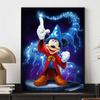 Disney Алмазная живопись 5D Микки Волшебник DIY Ручная работа Подарок для гостиной Спальни Офиса Домашний декор