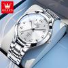 OELVS Мужские часы Топ Бренд Повседневные Оригинальные Наручные часы Водонепроницаемые из нержавеющей стали с устойчивым к царапинам зеркалом Часы с датой для мужчины