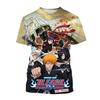 Hot Sale Summer Kurosaki Ichigo 3D Print T-shirt Anime BLEACH Fashion O Neck Short-sleeved Men's and Women's Casual Tops Kids