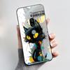 Чехол для телефона Sony Xperia XZ2 Premium SOV38 H8166 H8116 Эстетичный Модный Милый Кошка Мультяшный Черный Мягкий На ощупь Задняя Силиконовая Крышка