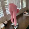 Брюки для йоги для девочек, однотонные повседневные удобные брюки, нижние брюки