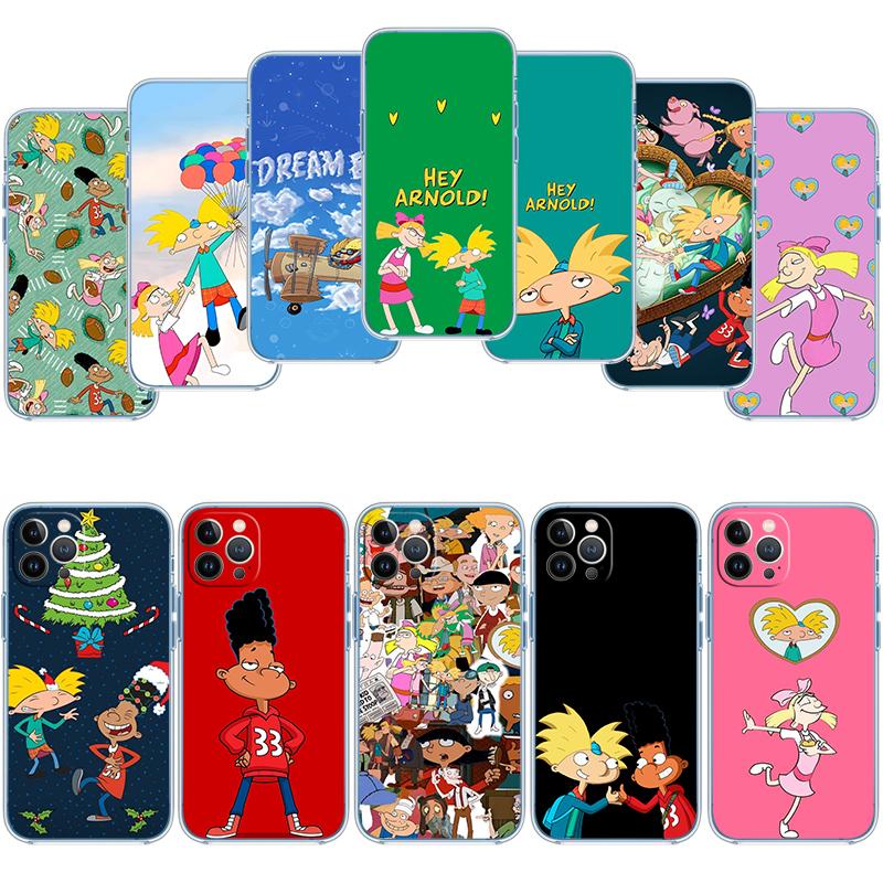 S-Special Hey A-Arnold Transparent Phone Case for Motorola Moto E22I E22S E22 E32 E40 E7 E7I G Plus Power Play Stylus G22 G14