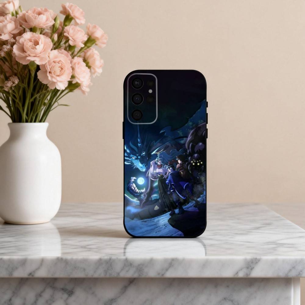 Чехол для телефона T-Tsukimichi M-Moonlit F-Fantasy для Samsung S25,S24,S21,S22,S23,S30,Ultra,S20,Plus,Другие Мягкий черный чехол