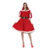 Delux Women's Christmas Santa Costumes Mrs Miss Claus Fancy Dress Adult Outfit