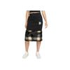 Nike Women's Sportswear NSW Plaid Faux Fur Midi Skirt Black DD4536-010
