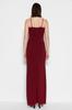 Women's Fashion New Evening Dress & Graduation Dress Black Knitted Long Evening Dress