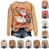 Women Autumn Winter Tops Women's Long Sleeve Sweatshirt Casual Crewneck Loose Fit Pollover Fleece Tops