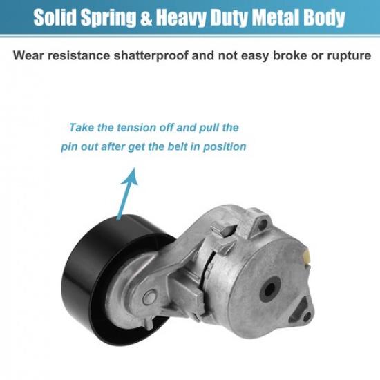Pack(1) Belt Tensioner Pulley Assembly 31170RDMA01 For Acura TL 2009-2014