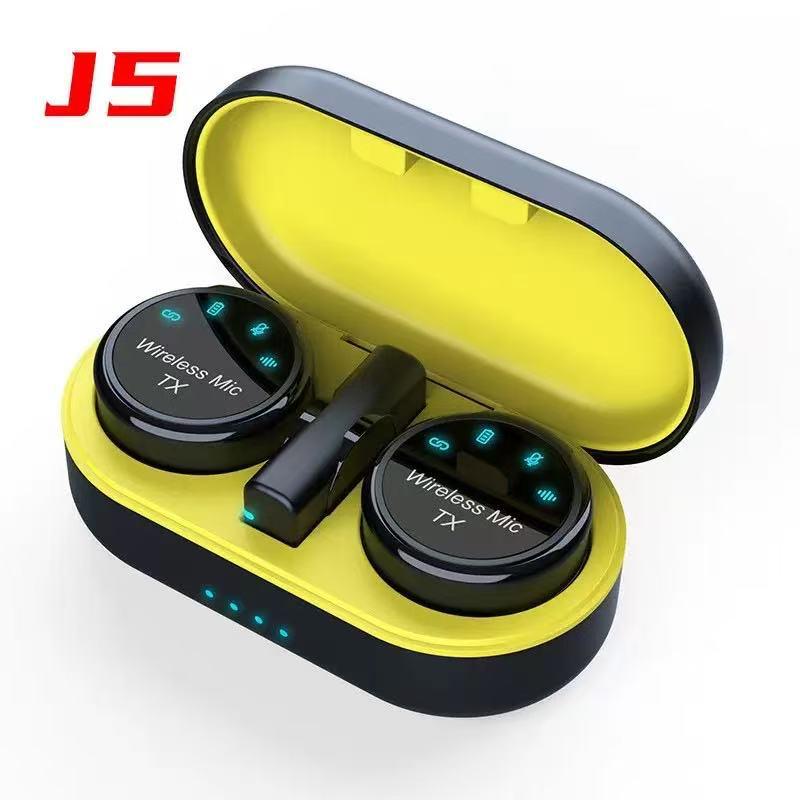 Wireless Lavalier Microphone with Digital Display & Noise Reduction for Mobile Phones & Outdoor Live Streaming