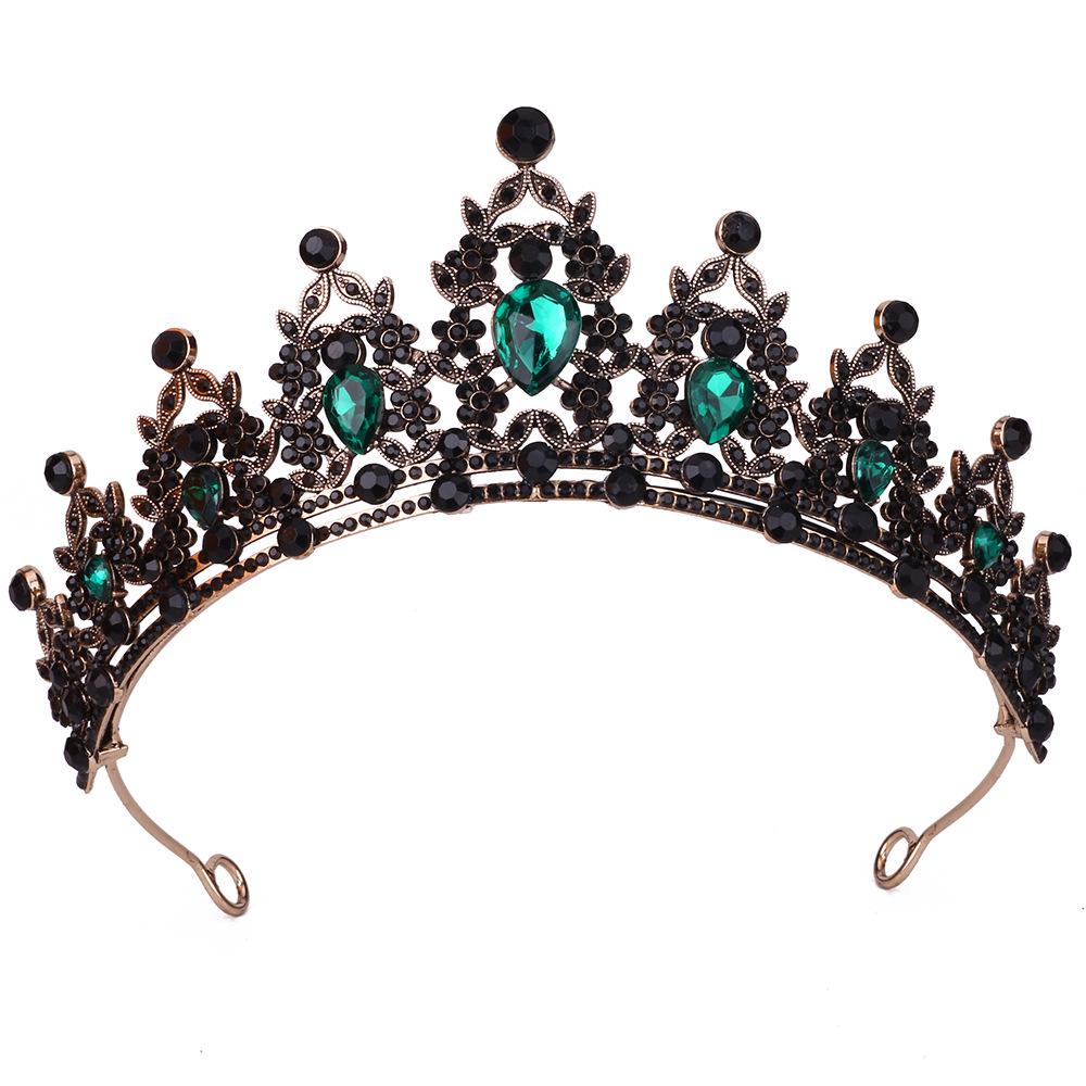 Королевская хрустальная барочная корона-ободок для невесты или дня рождения