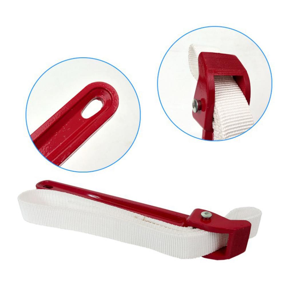 12 Inch Adjustable Multi-Purpose Strap Wrench with Thickened Nylon Strap