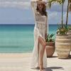 Bikini Cover-ups Sexy Hollow Out Summer Dress Beach Tunic Women Beachwear Swimsuit Cover UP