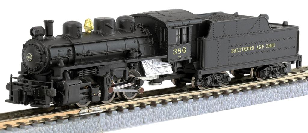 Rokuhan Z Gauge USRA Baltimore and Ohio Railroad Model Railroad Steam Locomotive 0-6-0 #386 T040-1