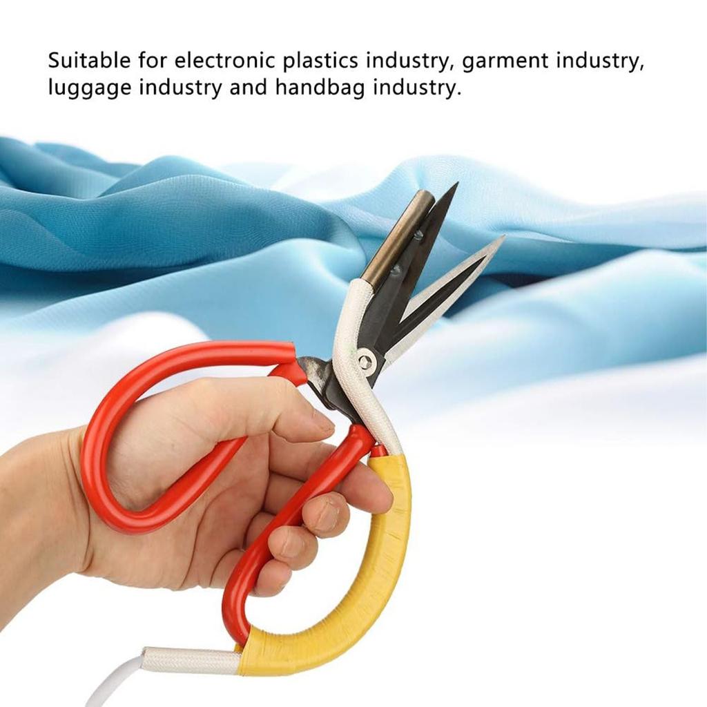 Household Cutting Scissors Electric Heating Scissors Fabric Cutting Tool Tailoring Scissors for Sewing and Crafting